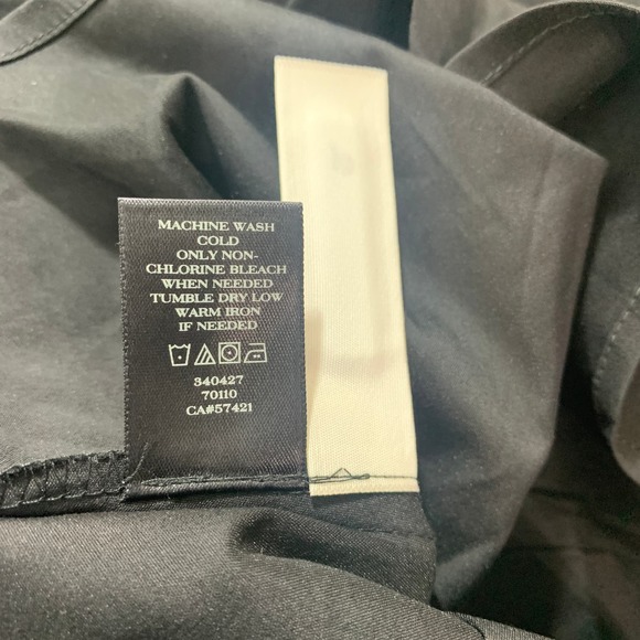 Ann Taylor Top Womens 8P Black Crossback Cut Out Short Sleeve‎ Casual Party - Picture 8 of 11